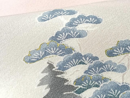 平和屋着物■訪問着　遠山風景文　暈し染め　金彩　正絹　逸品　CABK9738xe