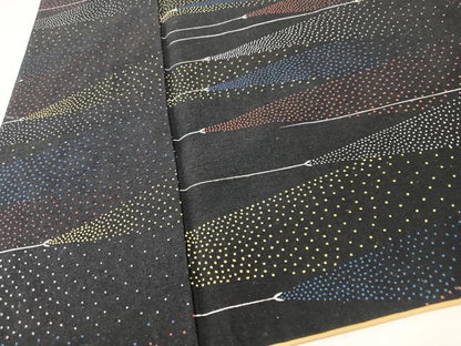 平和屋着物■上質な紬　幾何学文様　正絹　逸品　CABK9747xe