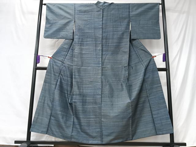 平和屋着物■上質な紬　霞文　正絹　逸品　CABK9756xe