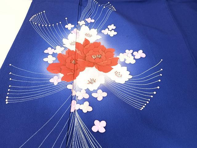 平和屋着物■訪問着　舞花文　暈し染め　正絹　逸品　CABK9767xe