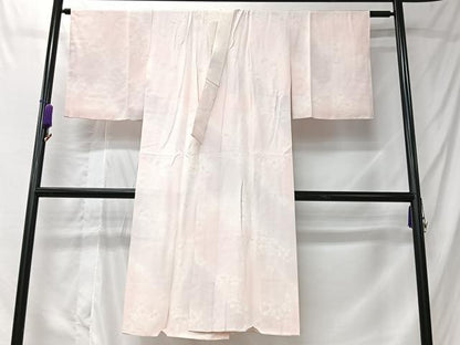 平和屋着物■長襦袢　袷　枝花文　暈し染め　正絹　逸品　CABK9775xe