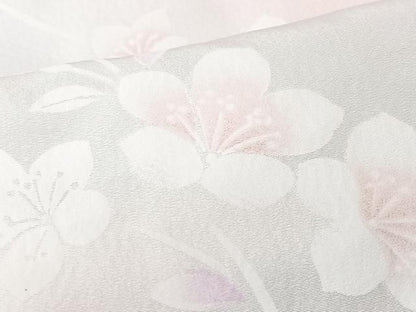 平和屋着物■長襦袢　袷　枝花文　暈し染め　正絹　逸品　CABK9775xe