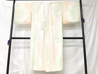 平和屋着物■長襦袢　無双仕立て　鼓地紋　暈し染め　正絹　逸品　CABK9776xe