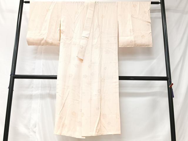 平和屋着物■長襦袢　無双仕立て　舞花文　正絹　逸品　CABK9777xe