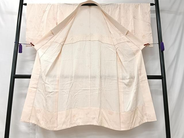 平和屋着物■長襦袢　無双仕立て　舞花文　正絹　逸品　CABK9777xe