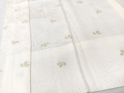 平和屋着物■長襦袢　松葉文　金彩　正絹　逸品　CABK9778xe