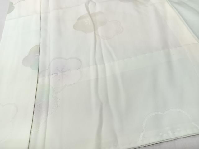 平和屋着物■長襦袢　無双仕立て　梅絞り　舞梅地紋　正絹　逸品　CABK9782xe