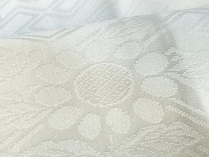 平和屋着物■長襦袢　袷　紗綾形花地紋　暈し染め　正絹　逸品　CABK9784xe