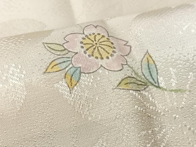 平和屋着物■長襦袢　無双仕立て　舞桜文　やまと誂製　正絹　逸品　CABK9785xe