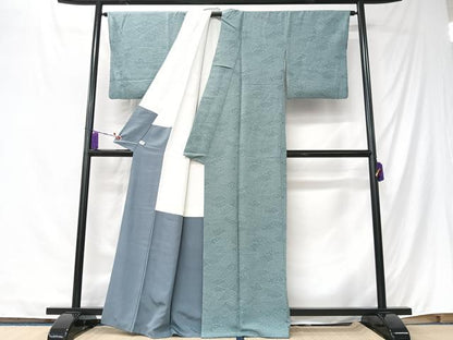 平和屋着物■江戸小紋　寄せ小紋柄　正絹　逸品　CABK9786xe