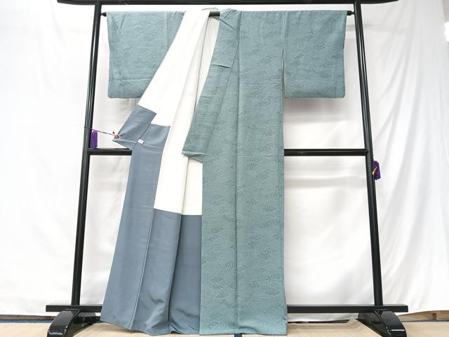 平和屋着物■江戸小紋　寄せ小紋柄　正絹　逸品　CABK9786xe