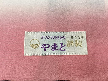 平和屋着物■上質な小紋　溢れ松葉花文　簪　金彩　やまと誂製　正絹　逸品　CABK9795xe