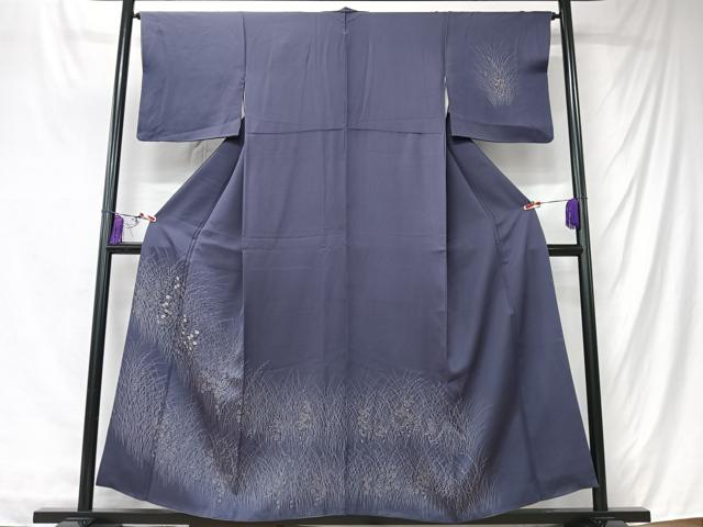 平和屋着物■訪問着　草花文　正絹　逸品　CABK9805xe