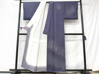 平和屋着物■訪問着　草花文　正絹　逸品　CABK9805xe