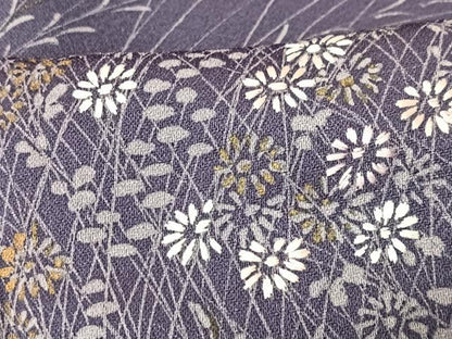 平和屋着物■訪問着　草花文　正絹　逸品　CABK9805xe