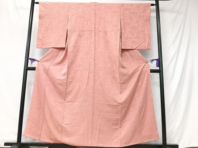 平和屋着物■上質な色無地　花唐草地紋　虹色　正絹　逸品　CABK9806xe