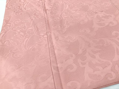 平和屋着物■上質な色無地　花唐草地紋　虹色　正絹　逸品　CABK9806xe