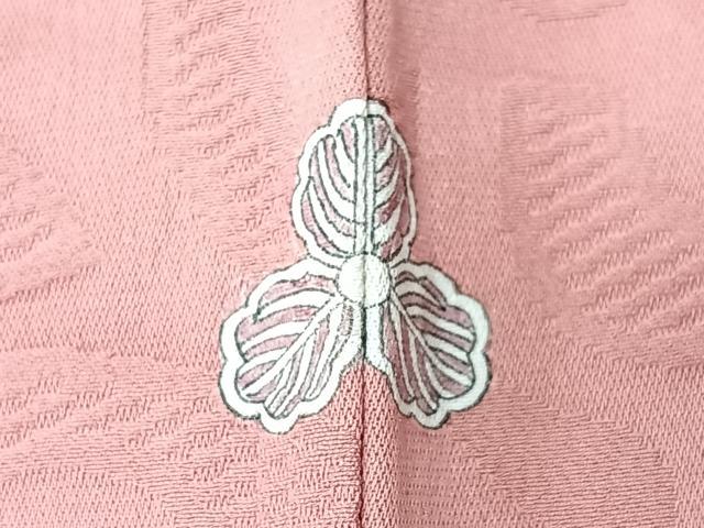 平和屋着物■上質な色無地　花唐草地紋　虹色　正絹　逸品　CABK9806xe