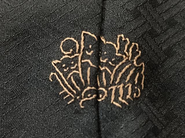 平和屋着物■訪問着　舞花文　黒地　金彩　正絹　逸品　CABK9807xe