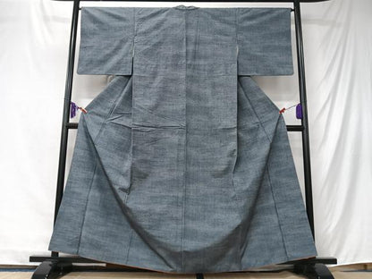 平和屋着物■上質な紬　霞文　正絹　逸品　CABK9810xe