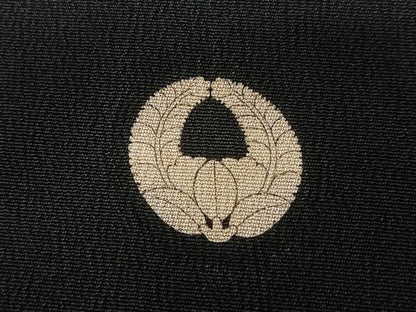 平和屋着物■豪華黒留袖　片輪車立波文　金彩　正絹　逸品　CABK9817xe