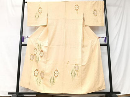 平和屋着物■訪問着　立涌舞蝶文　正絹　逸品　CABK9819xe