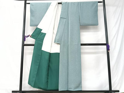 平和屋着物■江戸小紋　鮫小紋柄　正絹　逸品　CABK9821xe