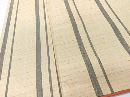 平和屋着物■上質な紬　間道　正絹　逸品　CABK9824xe