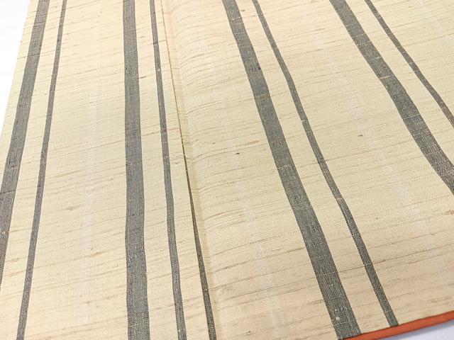 平和屋着物■上質な紬　間道　正絹　逸品　CABK9824xe