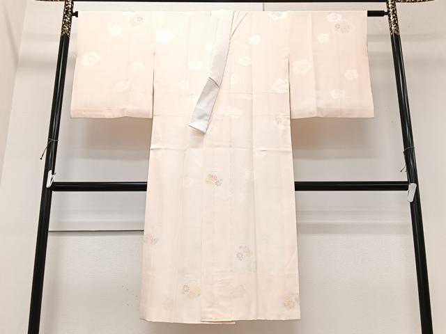 平和屋着物■長襦袢　袷　舞花文　正絹　逸品　CABK9828xe