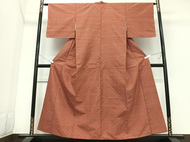 平和屋着物■上質な紬　抽象文　正絹　逸品　CABK9830xe