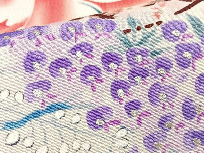 平和屋着物■豪華振袖　花籠文　銀彩　正絹　逸品　CABK9842xe