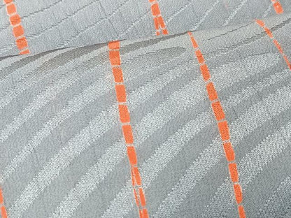 平和屋着物■長襦袢　無双仕立て　絞り　立涌文　半衿刺繍　正絹　逸品　CABK9847xe