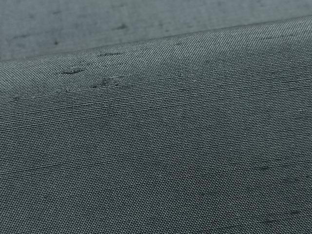 平和屋着物■上質な紬　高麗納戸色　正絹　逸品　未使用　CABK9859xe
