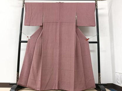 平和屋着物■江戸小紋　鮫小紋柄　鬼しぼ縮緬　正絹　逸品　CABK9860xe