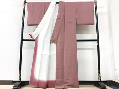 平和屋着物■江戸小紋　鮫小紋柄　鬼しぼ縮緬　正絹　逸品　CABK9860xe