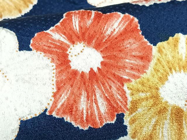 平和屋着物■上質な小紋　花尽くし　正絹　逸品　CABK9864xe