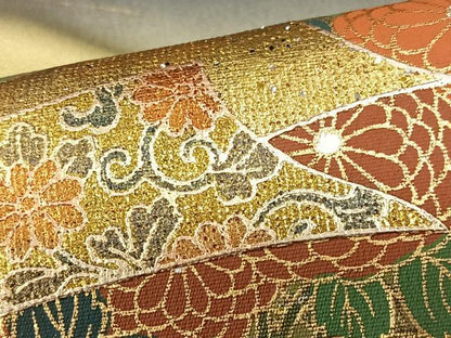 平和屋着物■豪華黒留袖　文箱草花文　暈し染め　金彩　正絹　逸品　CABK9869xe