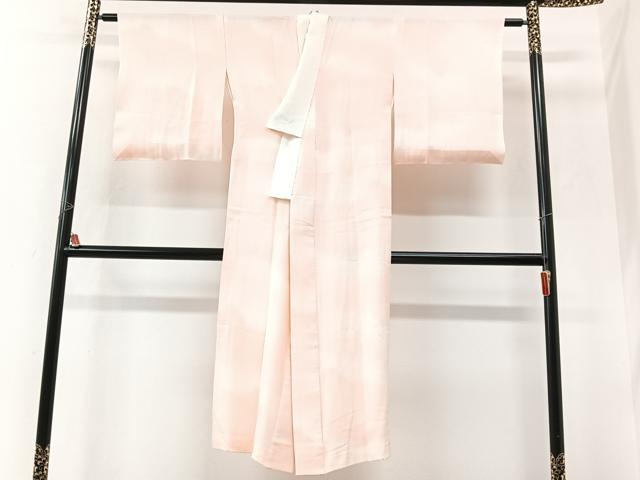 平和屋着物■長襦袢　無双仕立て　紗綾形地紋　暈し染め　正絹　逸品　CABK9880xe