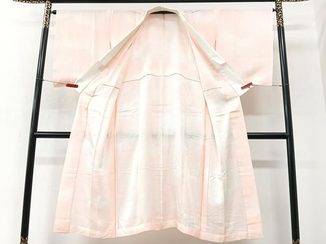 平和屋着物■長襦袢　無双仕立て　紗綾形地紋　暈し染め　正絹　逸品　CABK9880xe