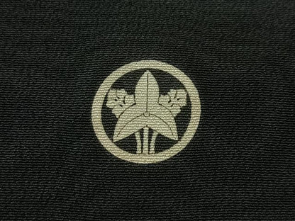 平和屋着物■豪華黒留袖　作家物　飛鶴松文　暈し染め　金彩　正絹　逸品　CABK9887xe