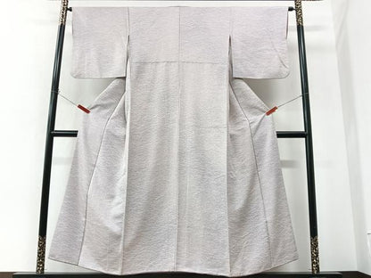 平和屋着物■上質な小紋　露芝文　正絹　逸品　CABK9890xe