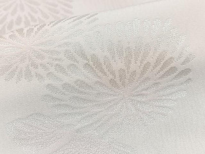 平和屋着物■長襦袢　無双仕立て　舞菊地紋　半衿刺繍　正絹　逸品　CABK9899xe
