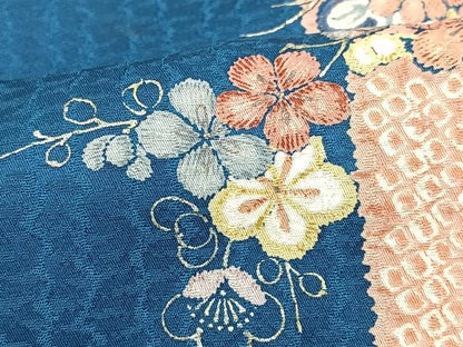 平和屋着物■上質な小紋　松竹梅　正絹　逸品　CABK9905xe