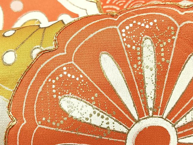 平和屋着物■豪華振袖　駒刺繍　雲取り花丸文　金彩　正絹　逸品　CABK9910xe