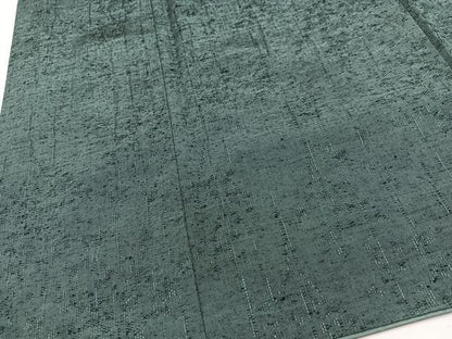 平和屋着物■上質な紬　老竹色　正絹　逸品　CABK9914xe
