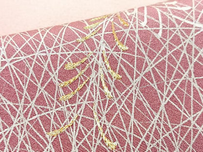 平和屋着物■訪問着　芝草文　暈し染め　金彩　正絹　逸品　CABK9921xe