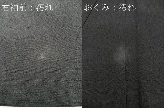 平和屋着物■豪華黒留袖　作家物　渡り橋風景松も　暈し染め　金銀彩　正絹　逸品　CABK9924xe
