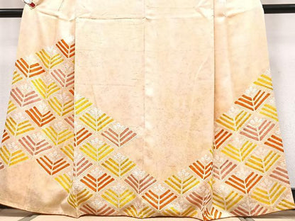 平和屋着物■訪問着　絞り　松文　正絹　逸品　CABK9926xe