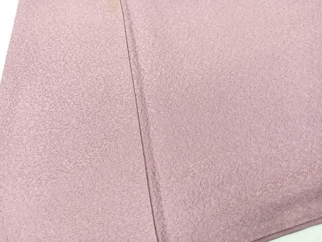 平和屋着物■上質な色無地　紋意匠　退紅色　正絹　逸品　CABK9931xe